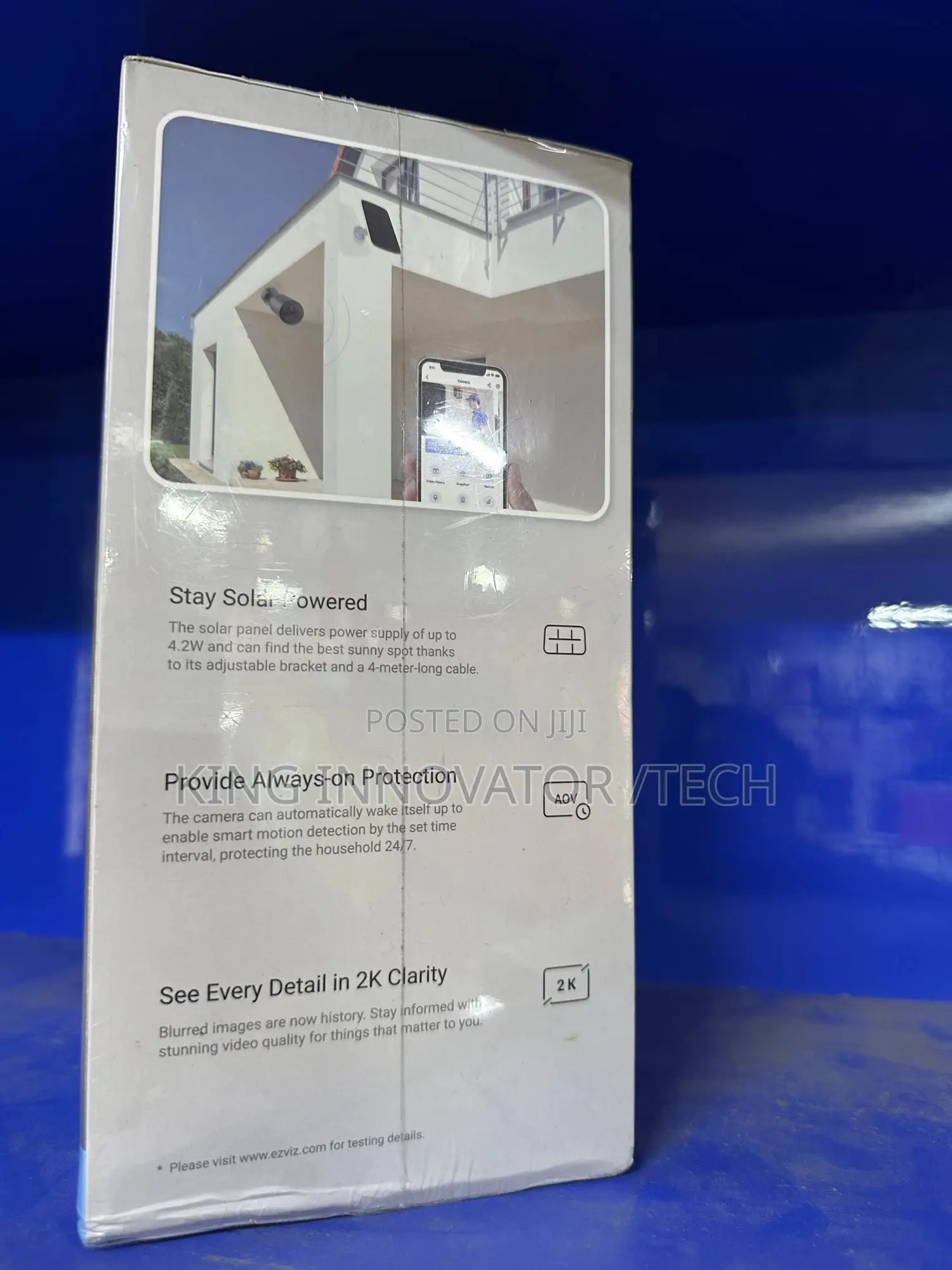 Ezviz Smart Home Battery Camera and Solar Panel Kit
