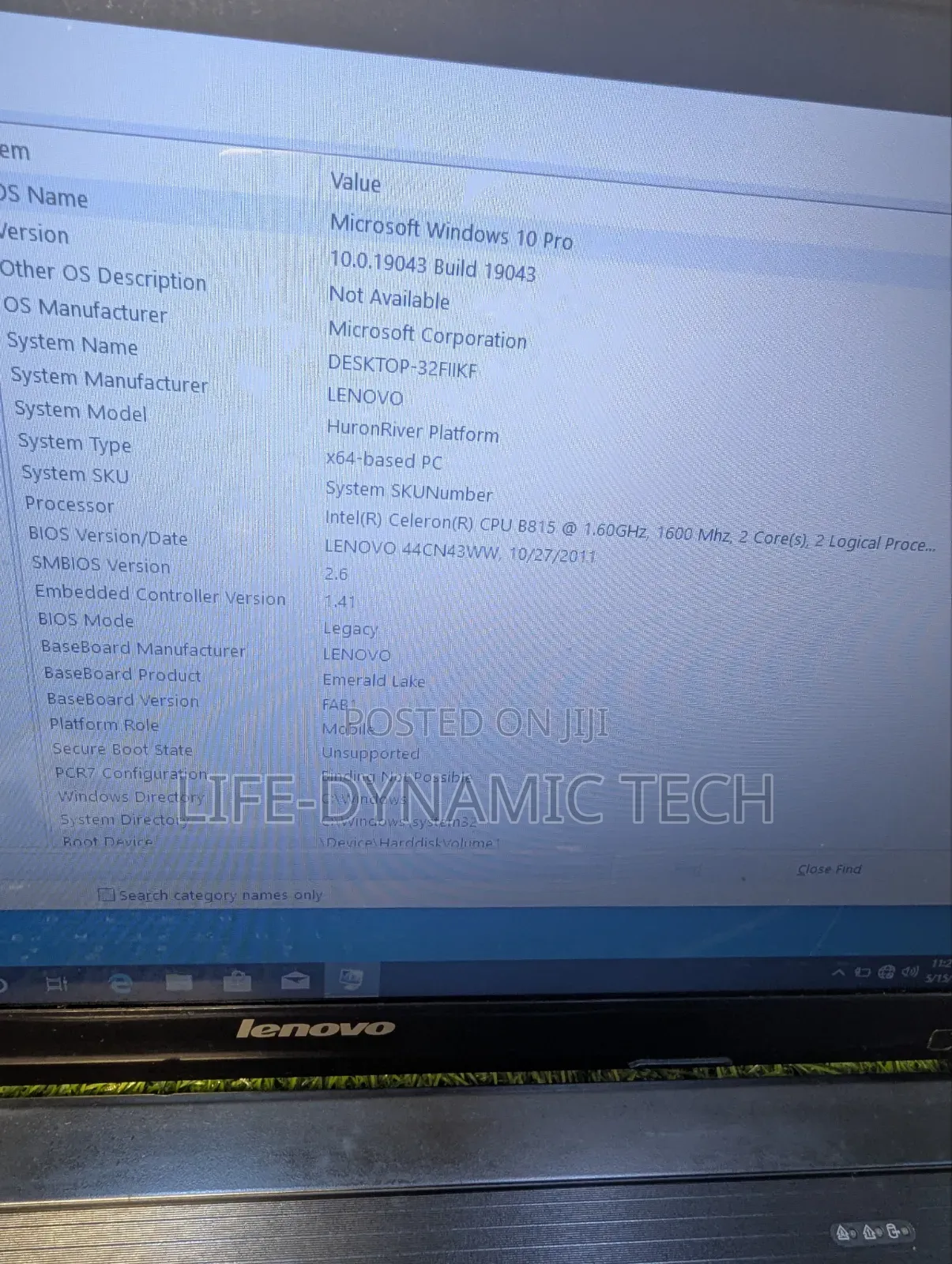 Laptop Lenovo B570 6GB Intel Celeron HDD 500GB