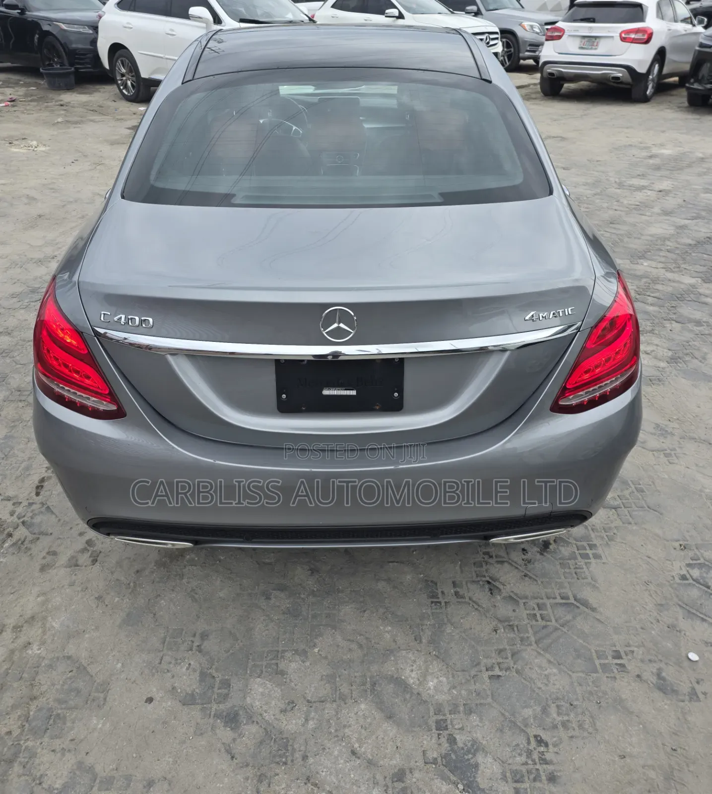 Mercedes-Benz C400 4Matic AWD Sedan (3.0L V6 7A) 2015 Gray