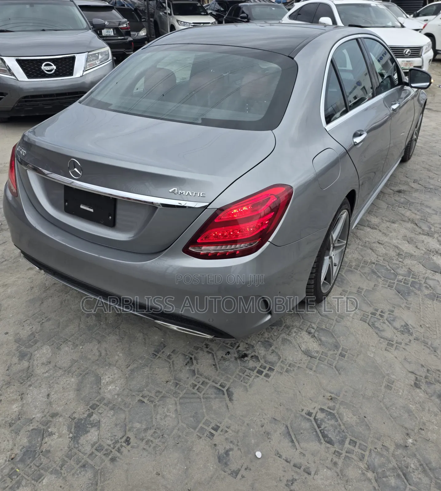 Mercedes-Benz C400 4Matic AWD Sedan (3.0L V6 7A) 2015 Gray