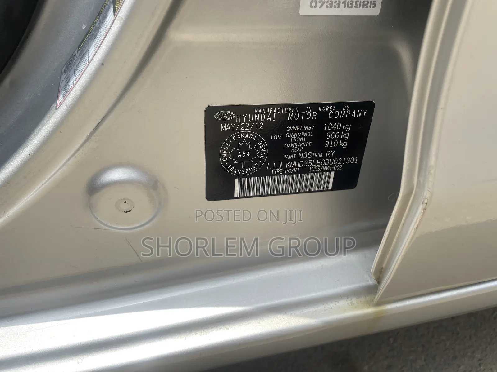Hyundai Elantra 2013 Gray
