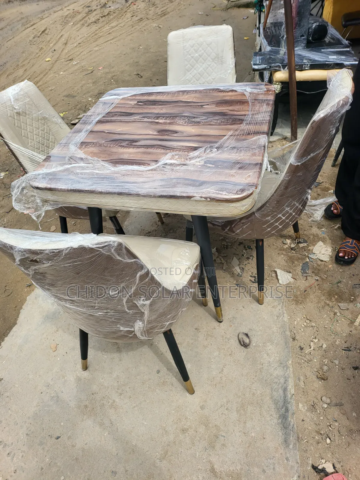 4 Set of Mable Dining Chairs and Table