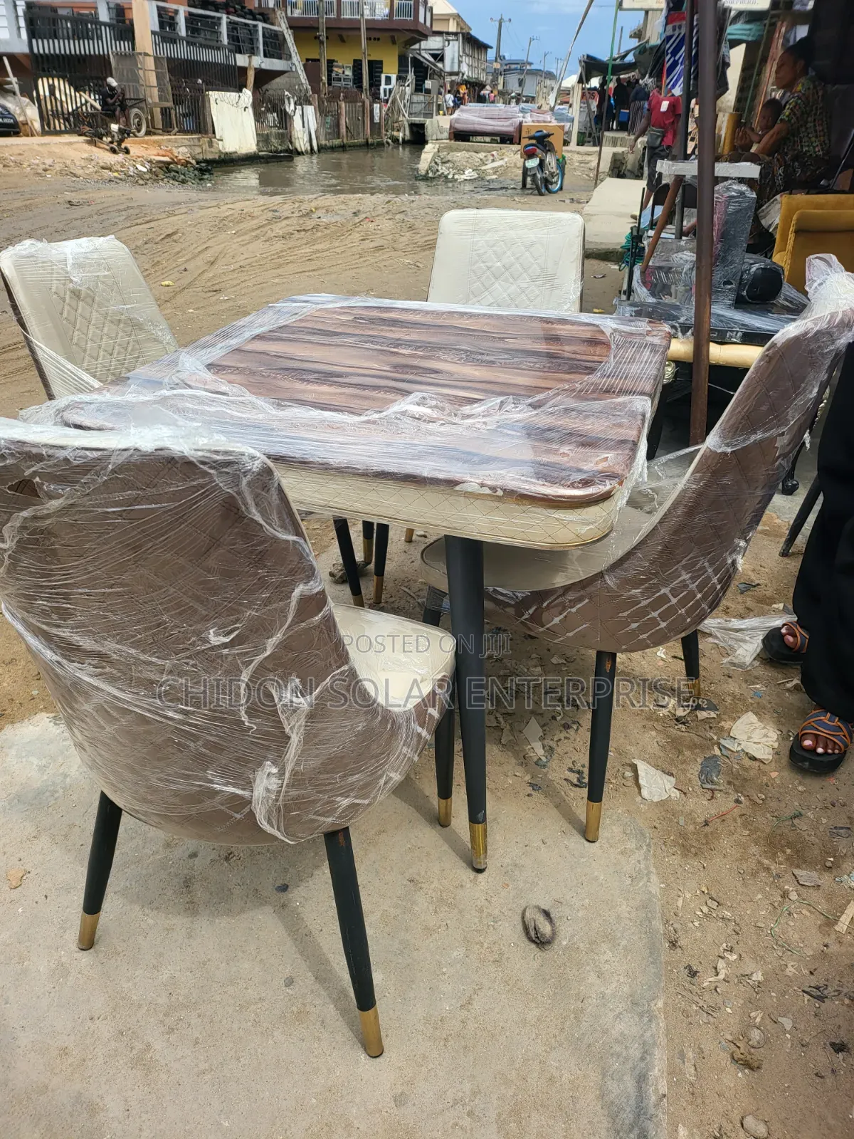 4 Set of Mable Dining Chairs and Table