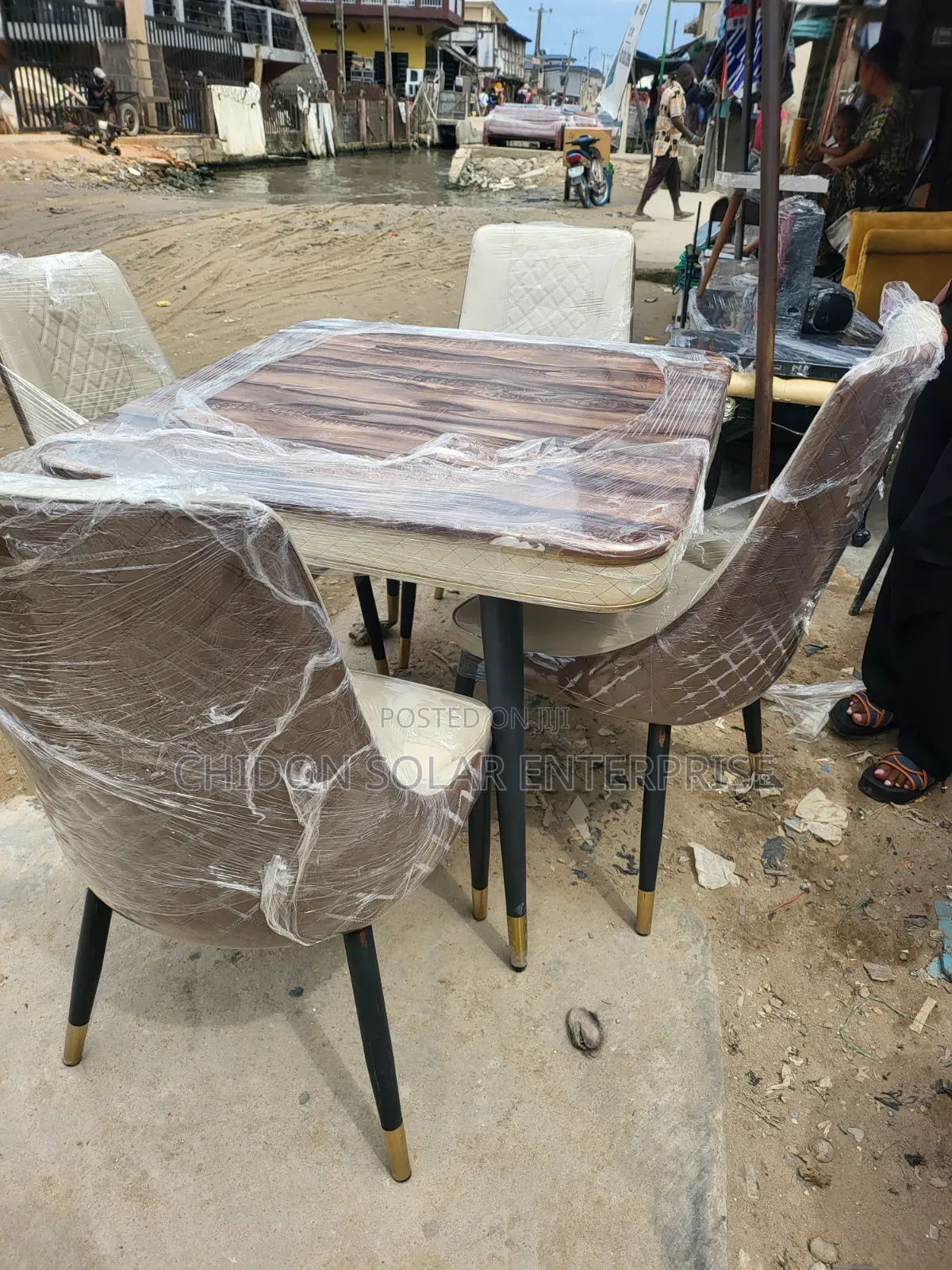 4 Set of Mable Dining Chairs and Table