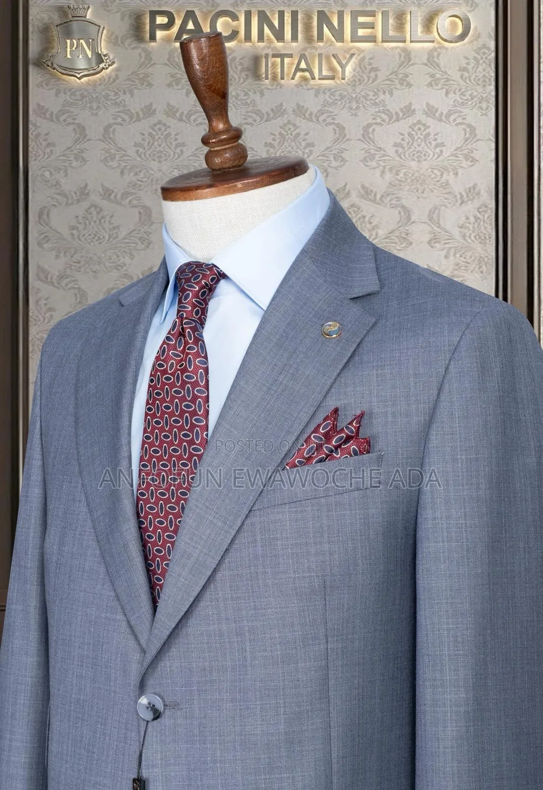 Two Buttons Italian Suit
