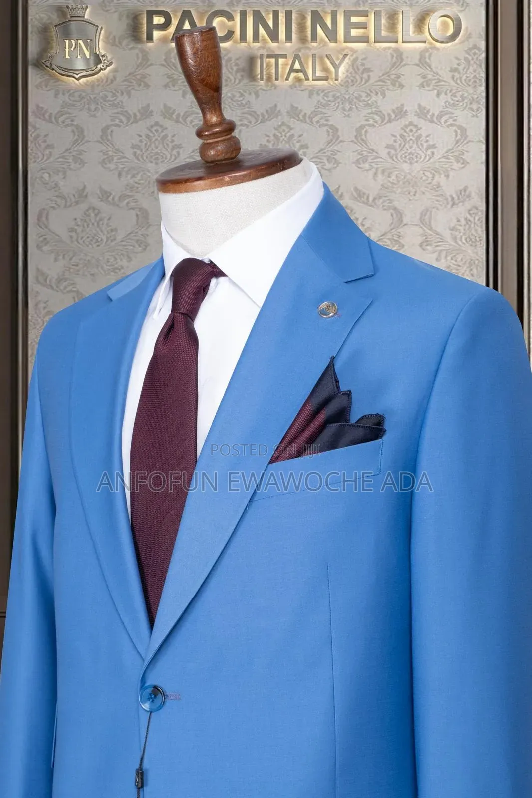 Two Buttons Italian Suit