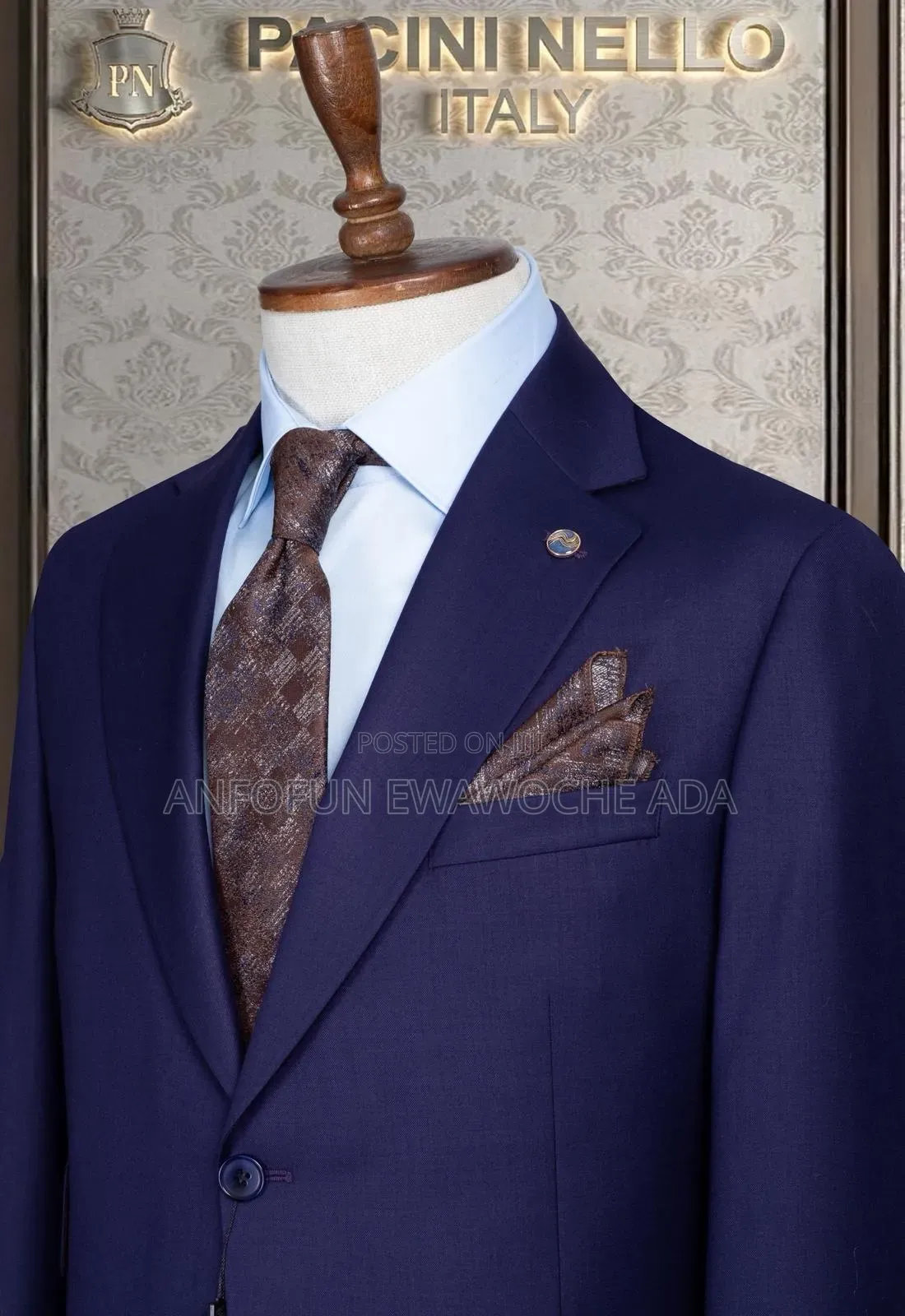 Two Buttons Italian Suit