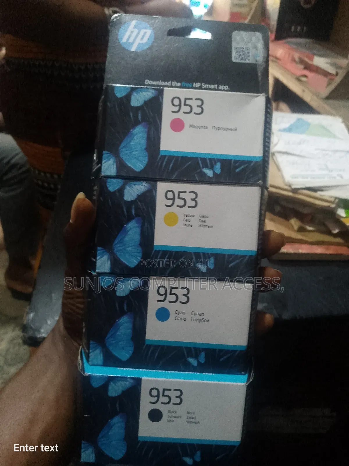 Hp Ink Cartridge. 953 Full Set Black/Yellow/Cyan/ Magenta