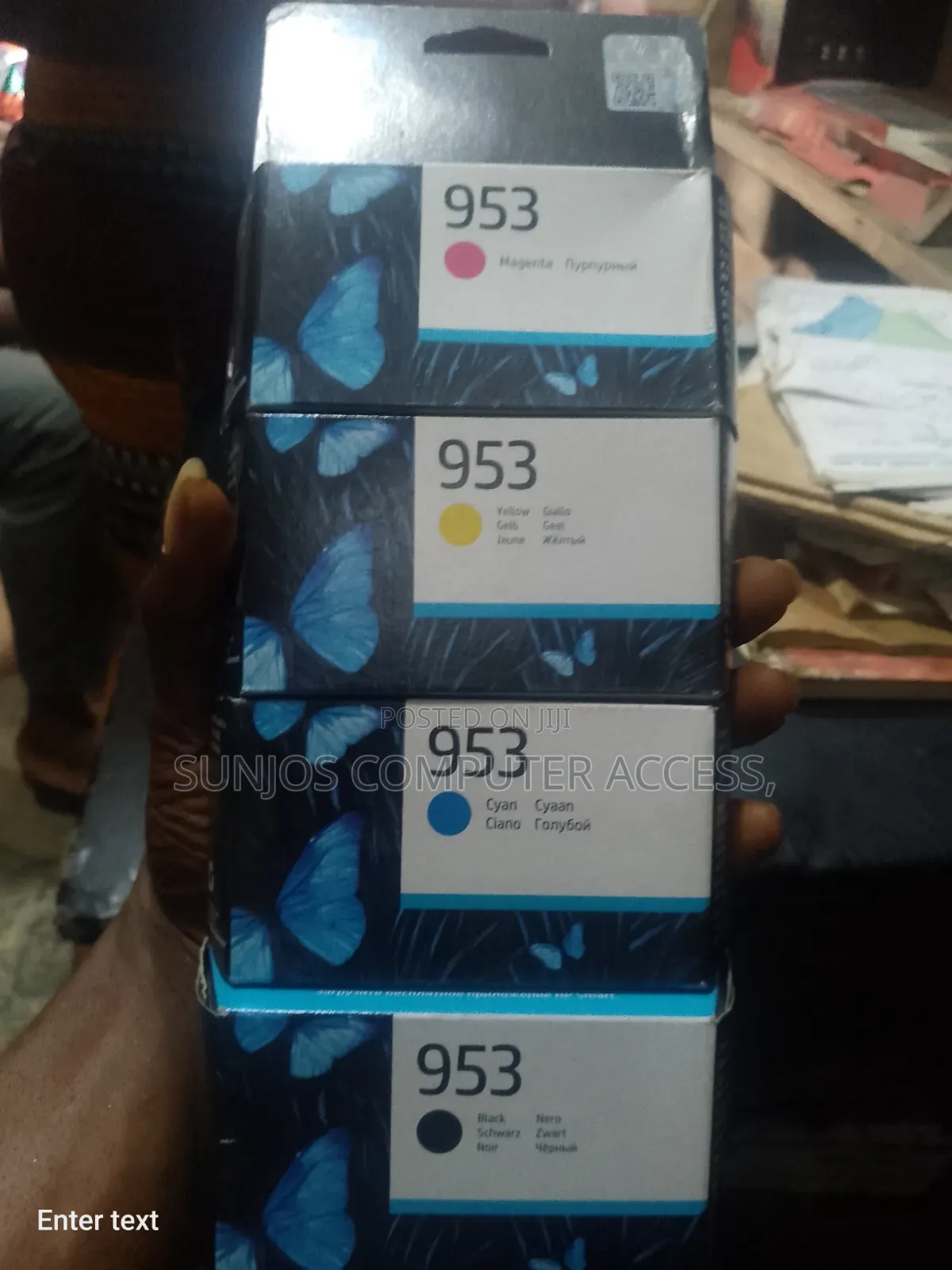 Hp Ink Cartridge. 953 Full Set Black/Yellow/Cyan/ Magenta