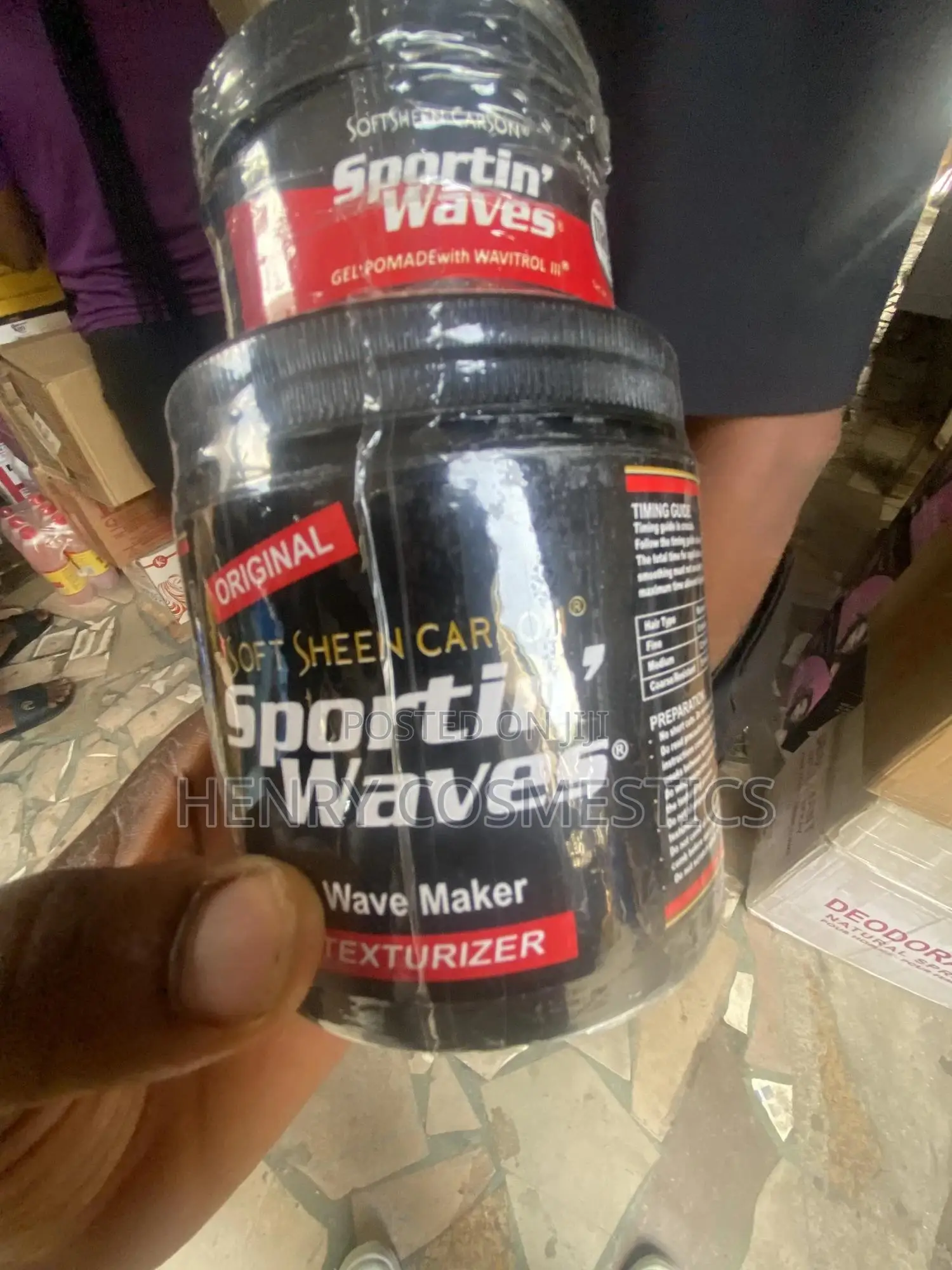 Sporting Waves Cream and Relaxer