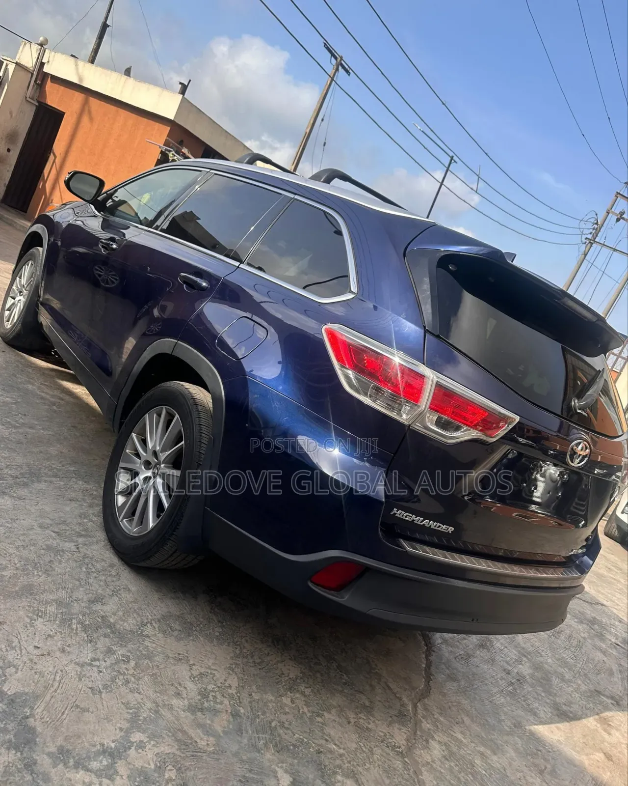 Toyota Highlander XLE V6 4x2 (3.5L 6cyl 6A) 2016 Blue