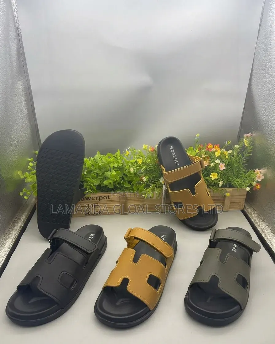 Stylish Leather Sandals - Comfortable Durable