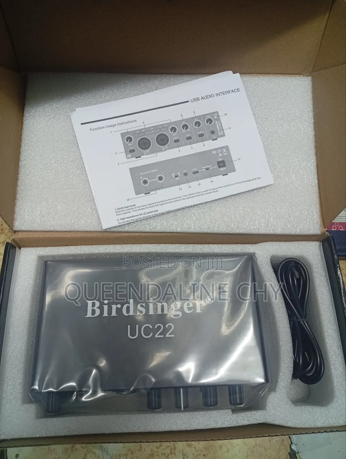 Professional Uc22 Audio Interface