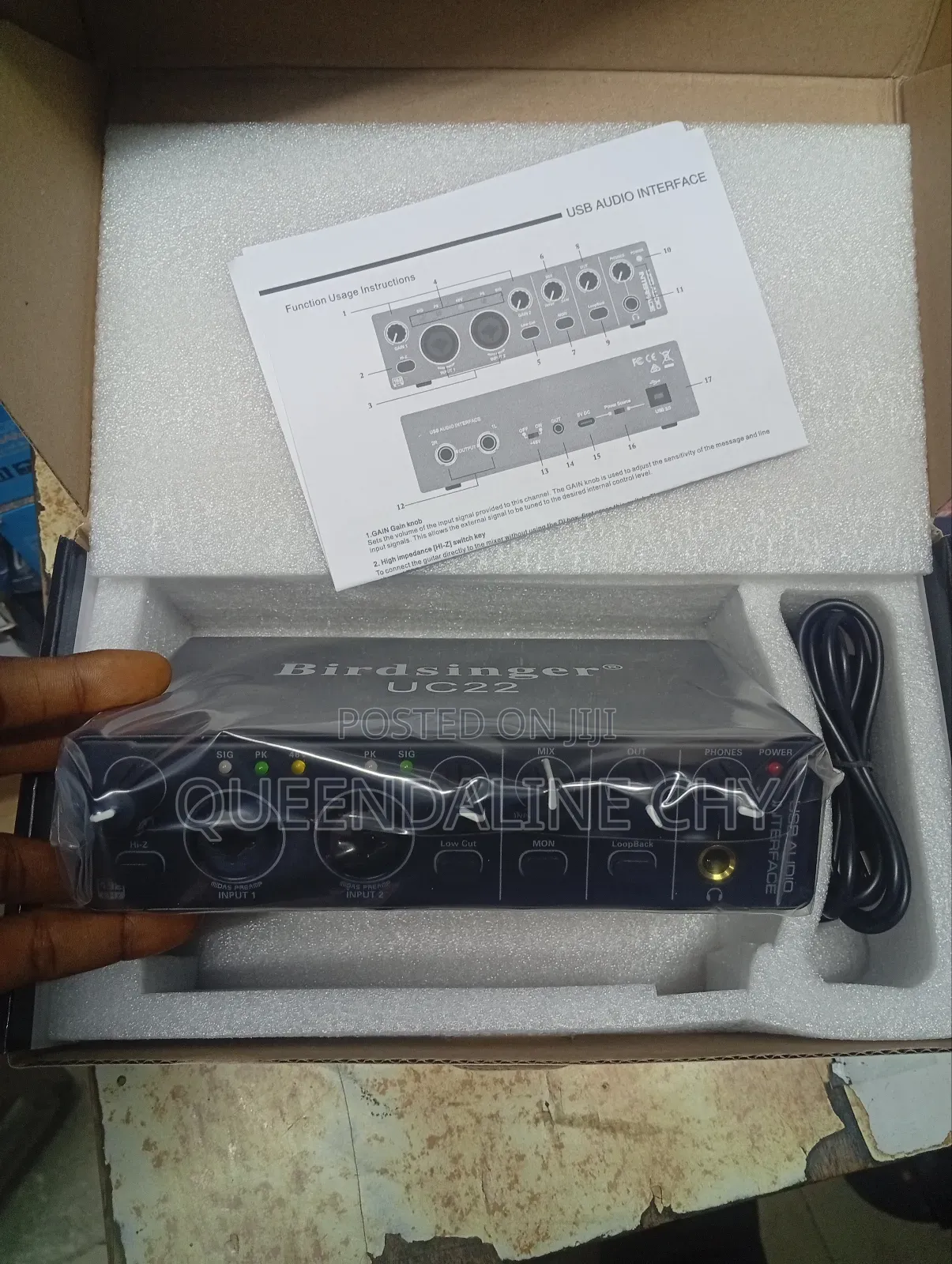 Professional Uc22 Audio Interface