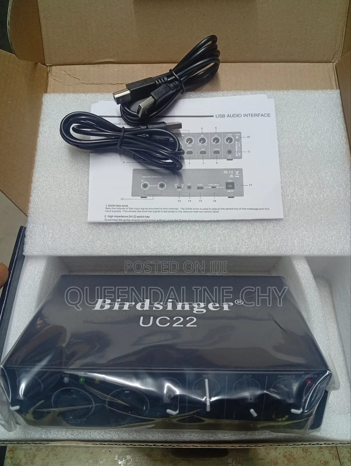Professional Uc22 Audio Interface