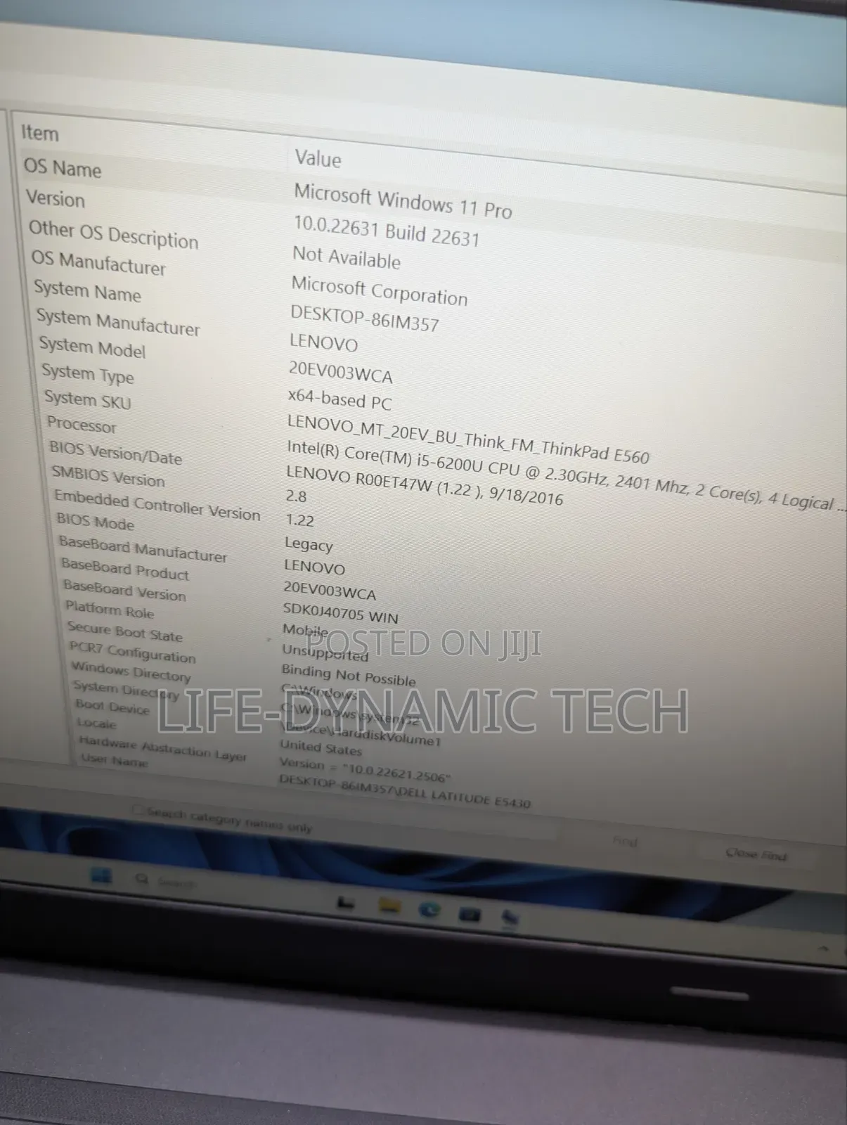 Laptop Lenovo 8GB Intel Core i5 HDD 500GB