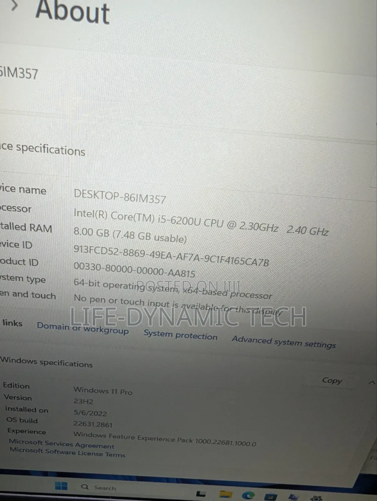 Laptop Lenovo 8GB Intel Core i5 HDD 500GB