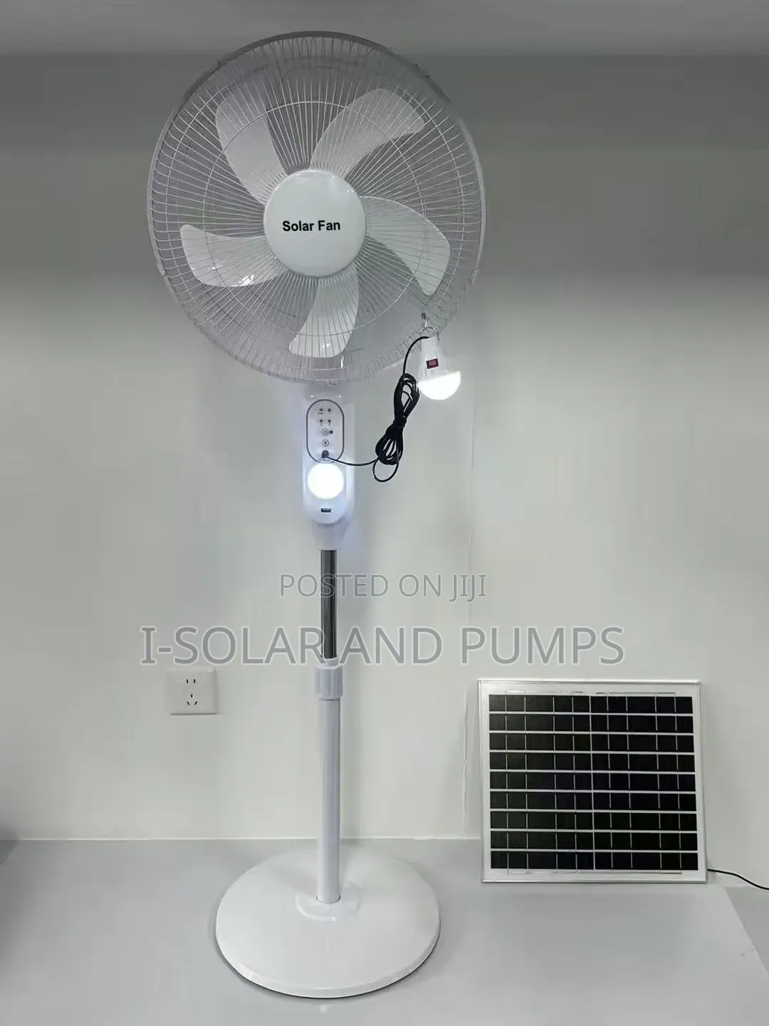 Solar Fans (Solar Rechargeable Fans With Light)