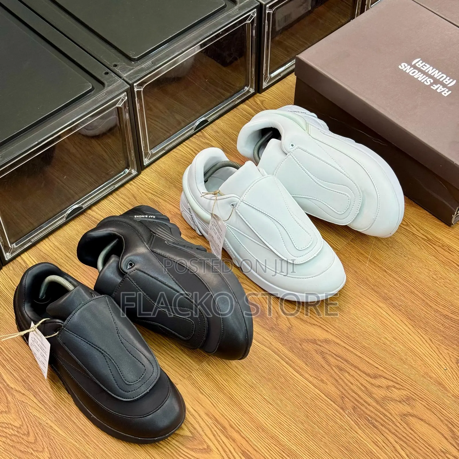 Original Raf Simons Antei Leather Sneakers
