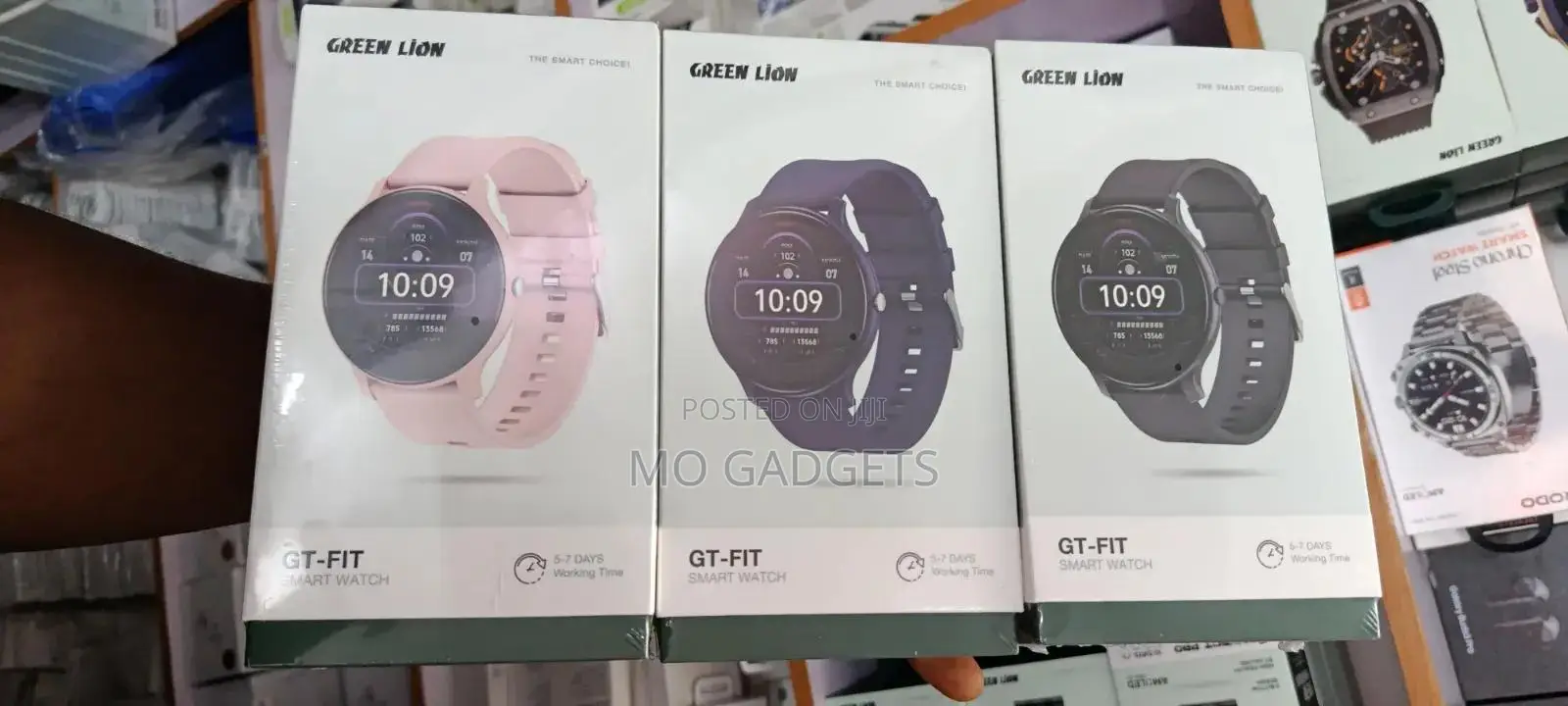 Green Lion Gt-Fit Smartwatch (Multiple Colors Available)