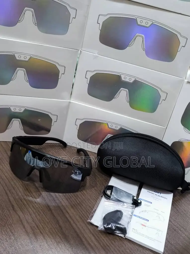 Q01 Ai Smart Glass Case 12mp Camera Chatgpt Call Music Sport Glass