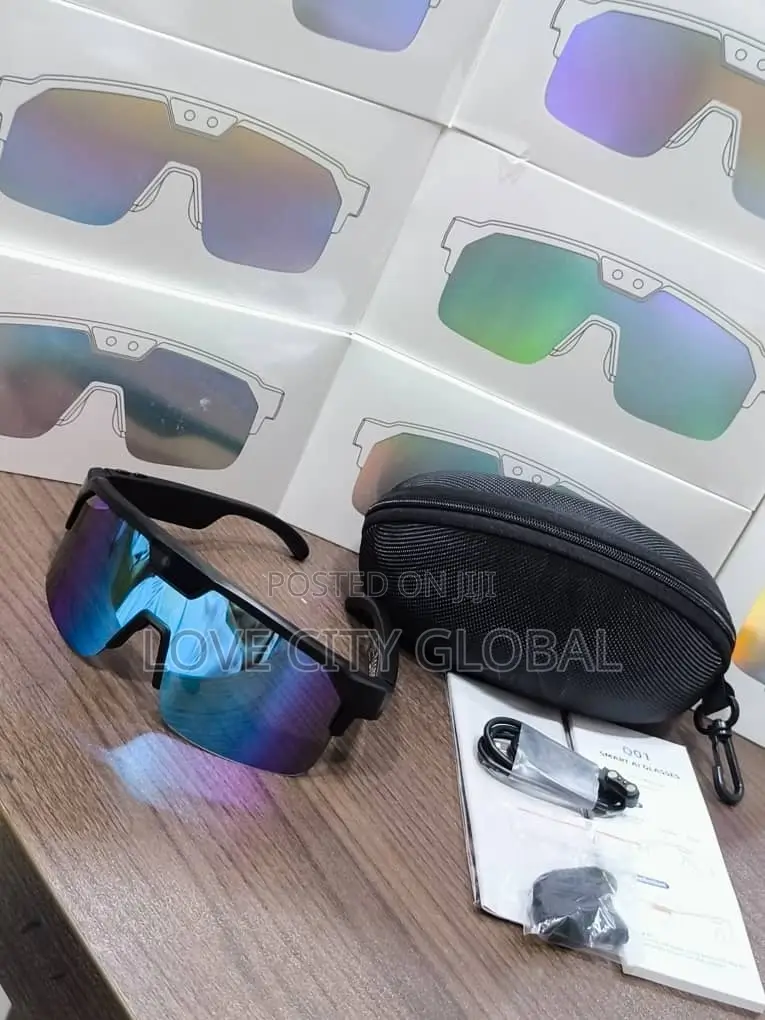 Q01 Ai Smart Glass Case 12mp Camera Chatgpt Call Music Sport Glass