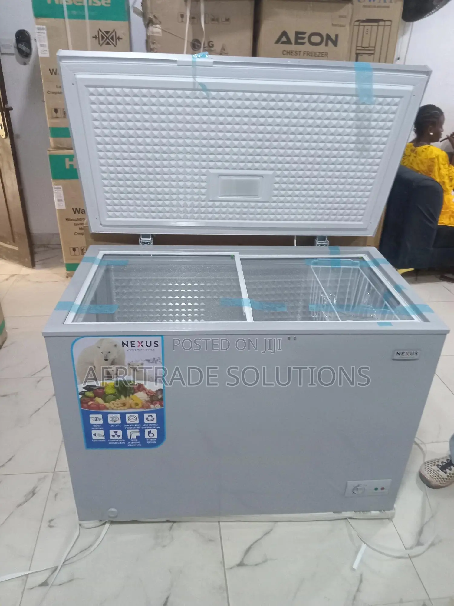Nexus Nx-400g Chest Freezer With Low Power Consumption