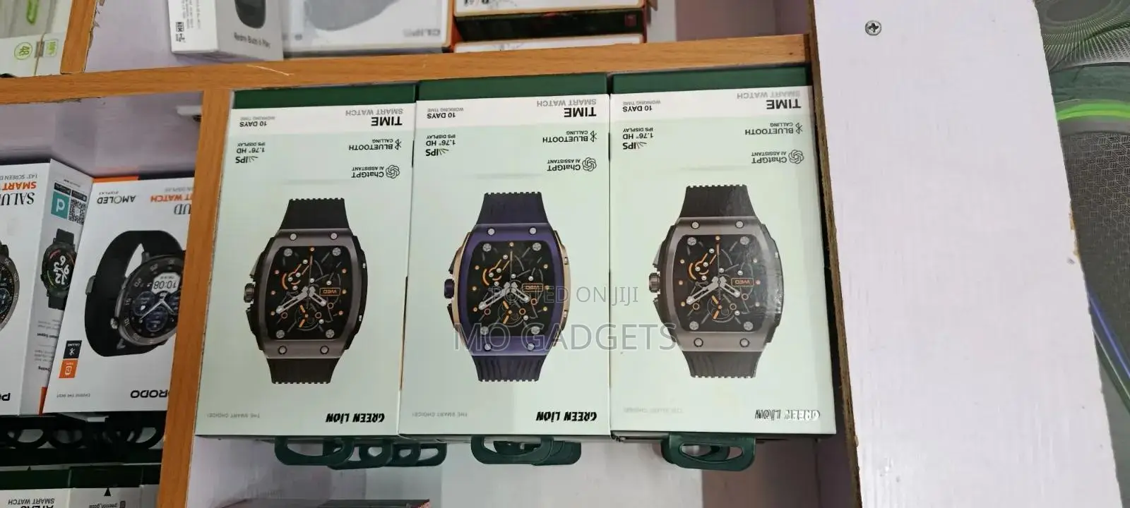 Green Lion Time Smartwatch - Chatgpt Ai Assistant 1.76" Hd Display