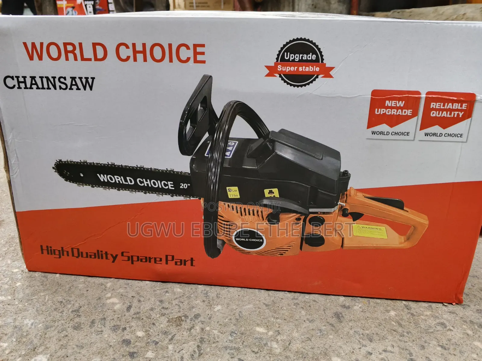 20" World Choice Chain Saw