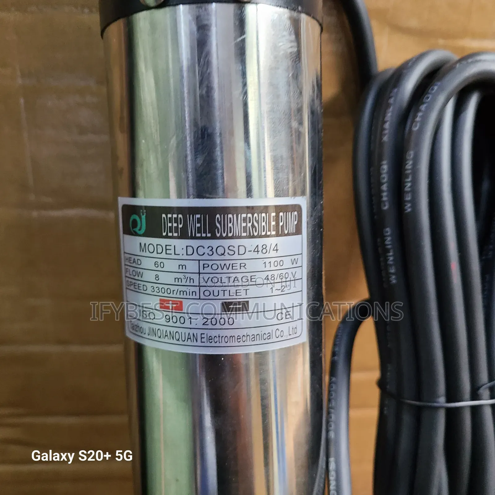1hp Solar Submersible Water Pump 48volt