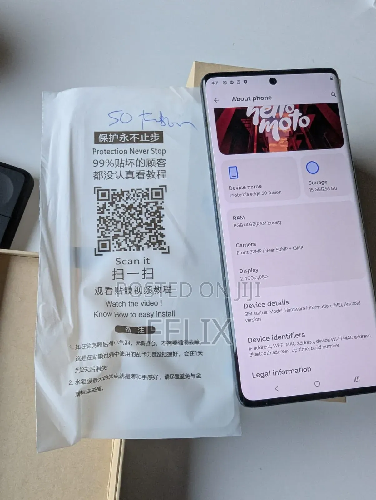 Motorola Edge 50 Fusion 256 GB Blue