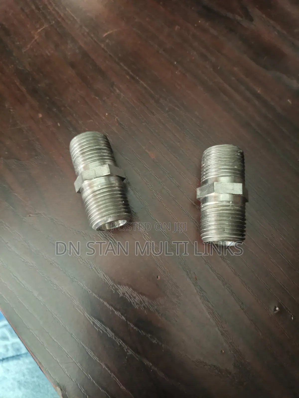 Stainless Steel Hex Nipple 1/2" Male X 1/2" Male