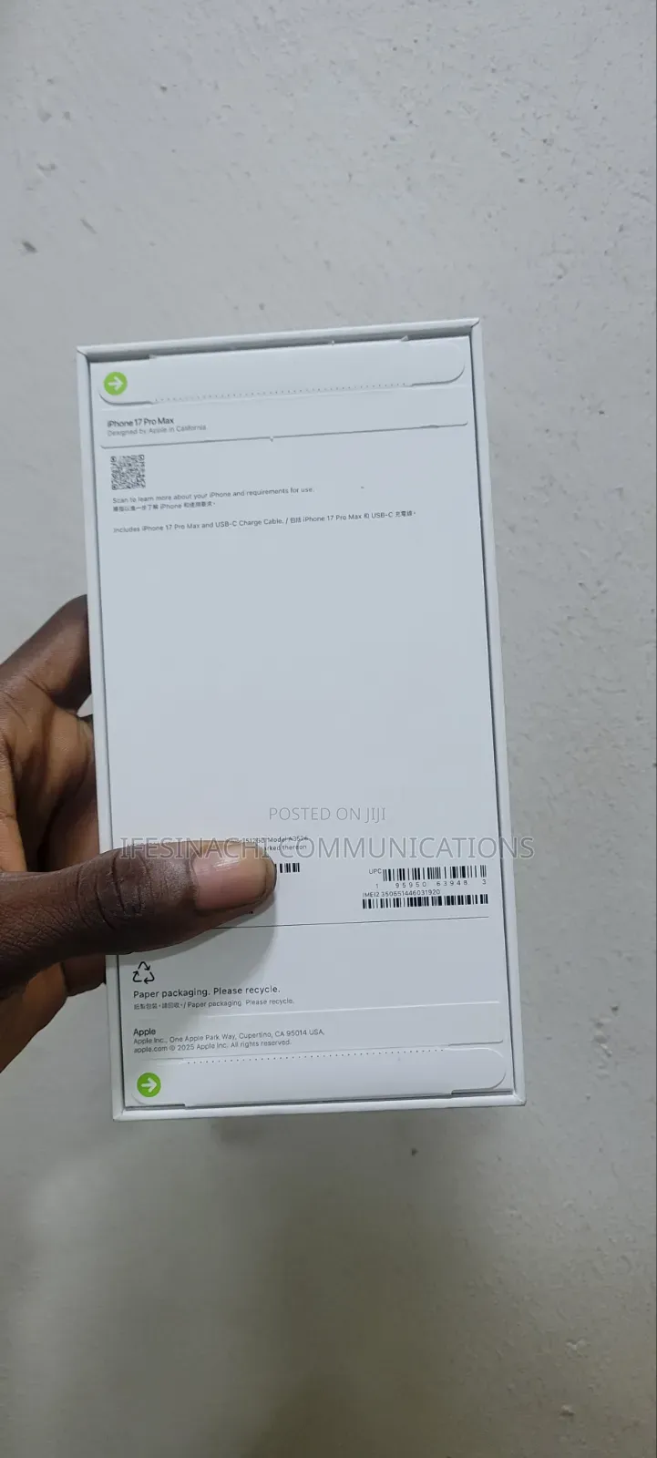 New Apple iPhone 17 Pro Max 256 GB Silver