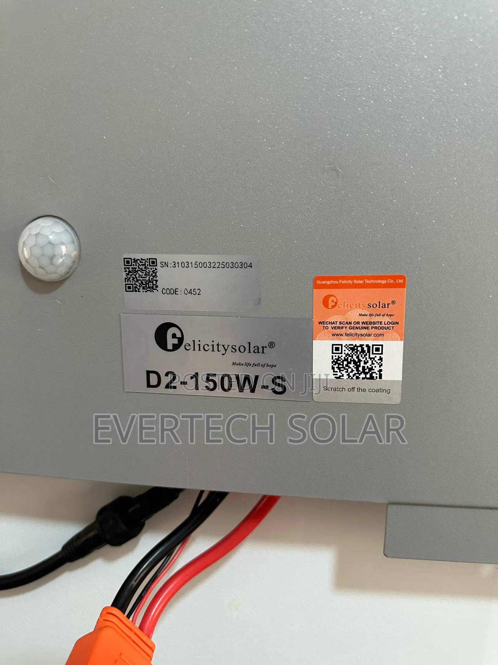 D2 150watts Felicity All in One Solar Street Light 20 Eyes