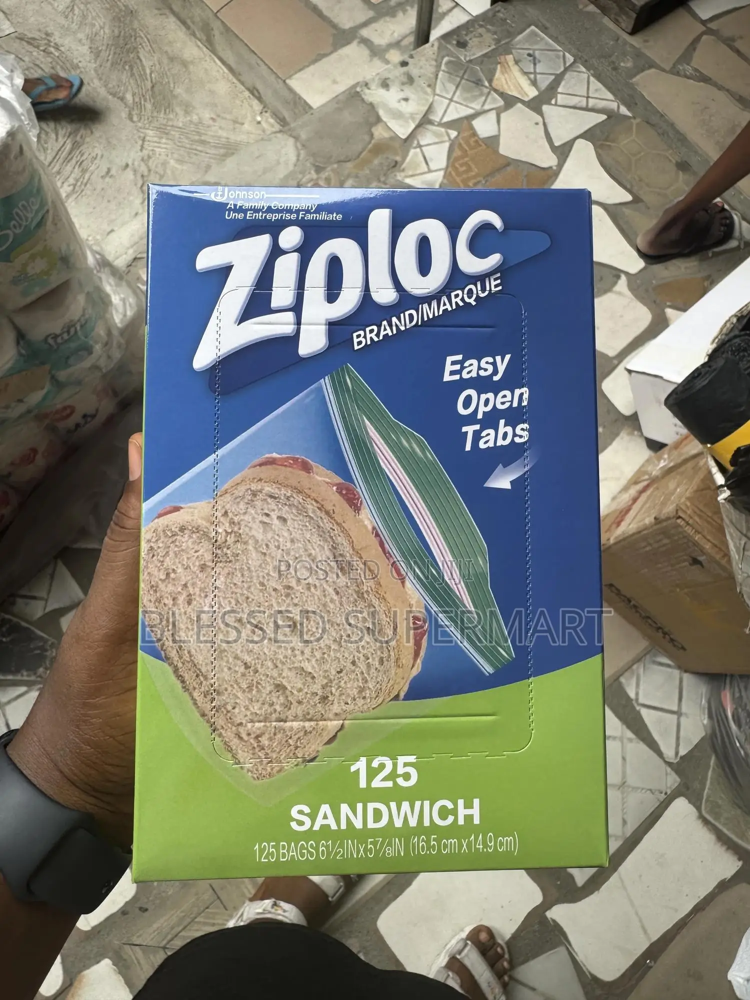 Ziploc Bags Sandwich Size (125 in a Pack)