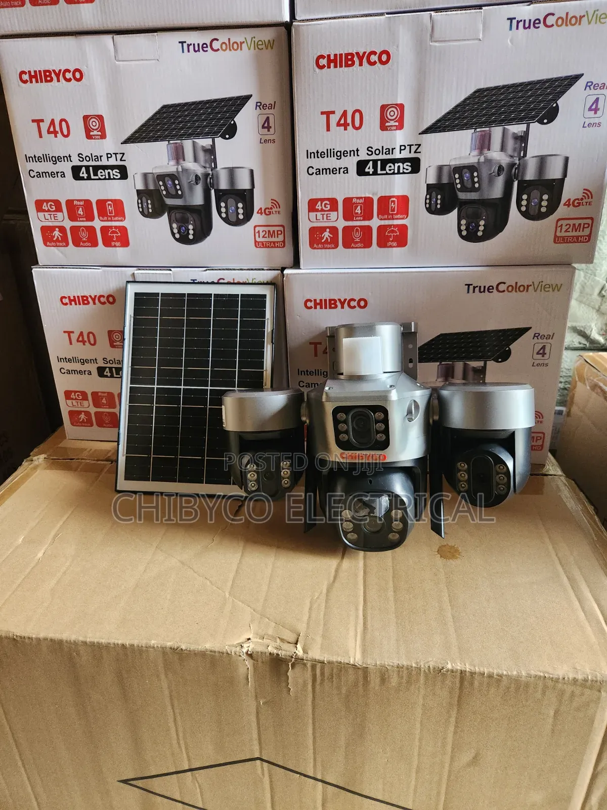 4lens V380 Solar CCTV Camera