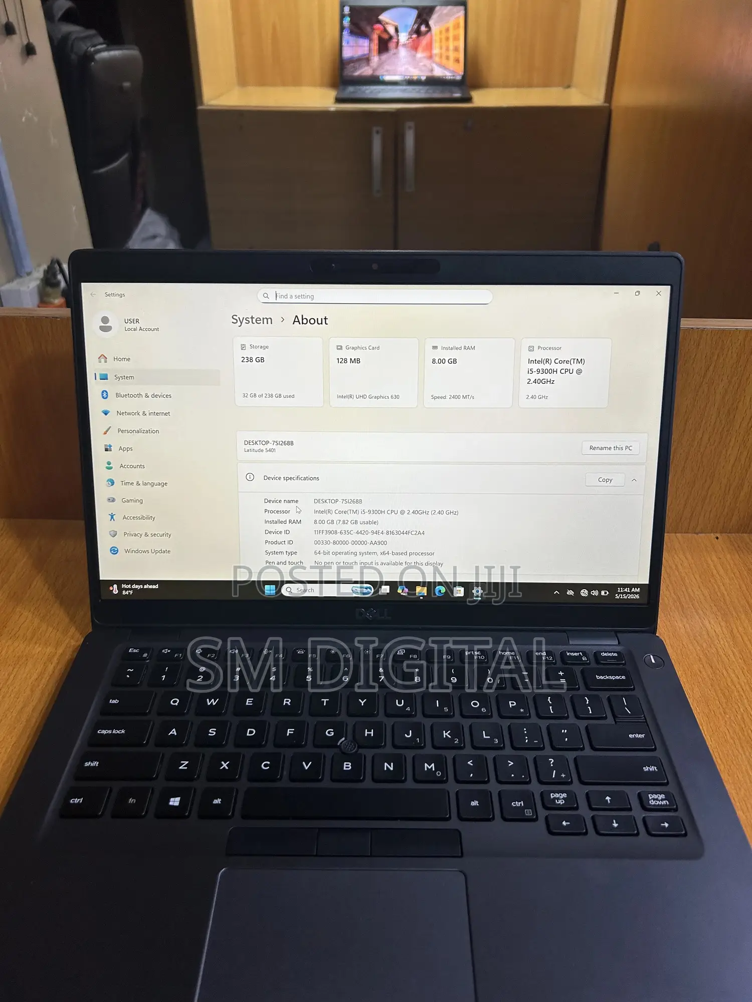 Laptop Dell Latitude 5401 8GB Intel Core i5 SSD 256GB