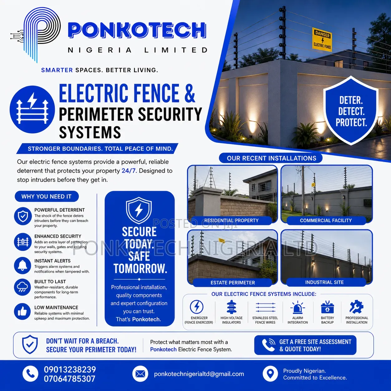 Electric Fence Installation in Nigeria – Maximum Security Protection