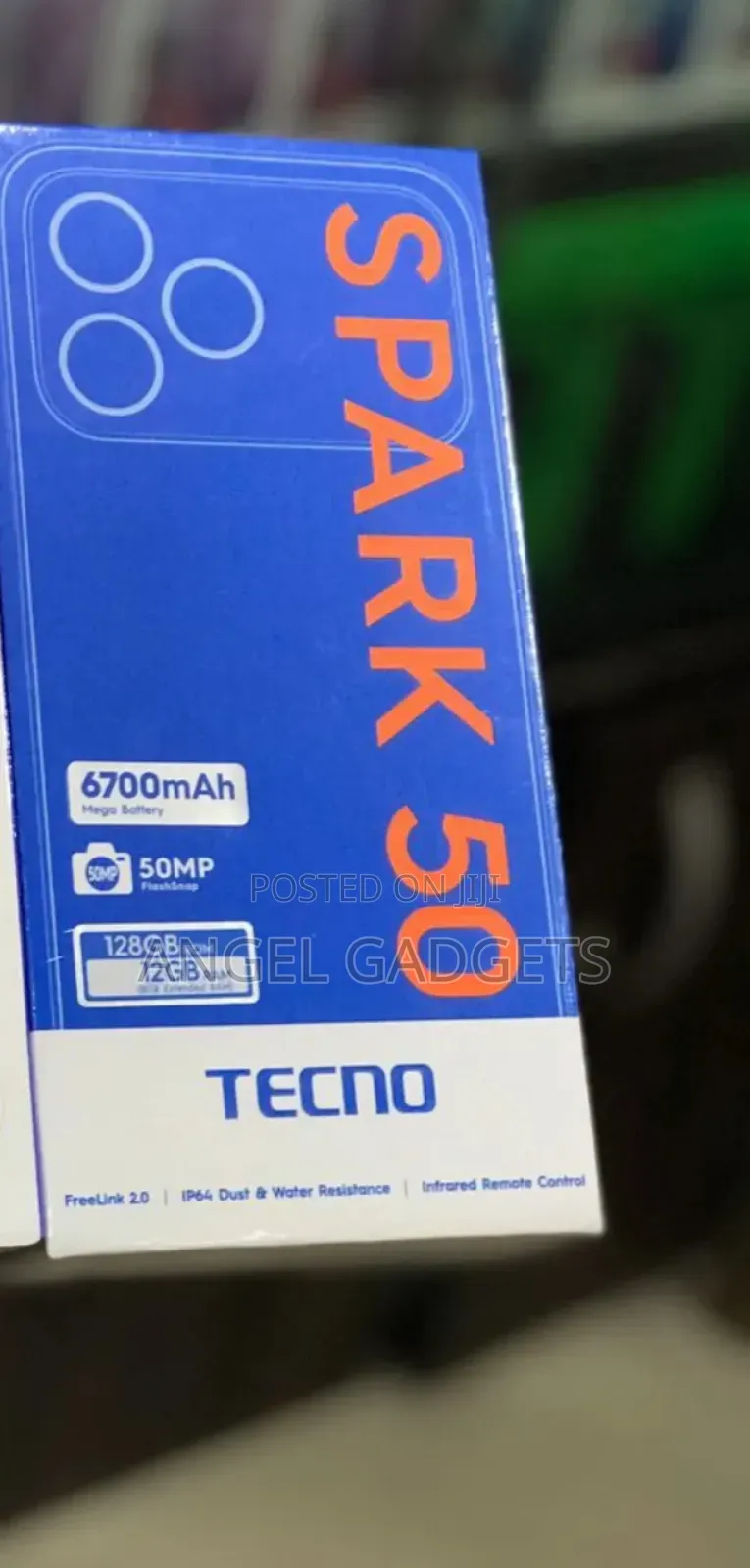 New Tecno Spark 50 128 GB Black