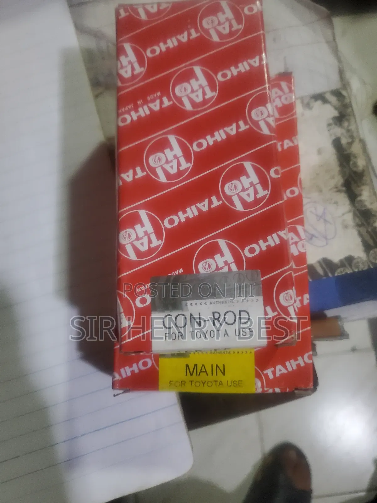 Metal and Main Bearing Toyota 1gr Engine