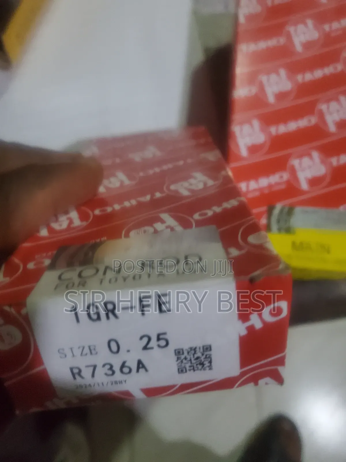 Metal and Main Bearing Toyota 1gr Engine