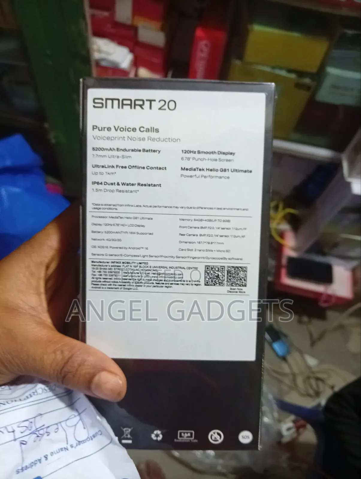 New Infinix Smart 20 128 GB Black