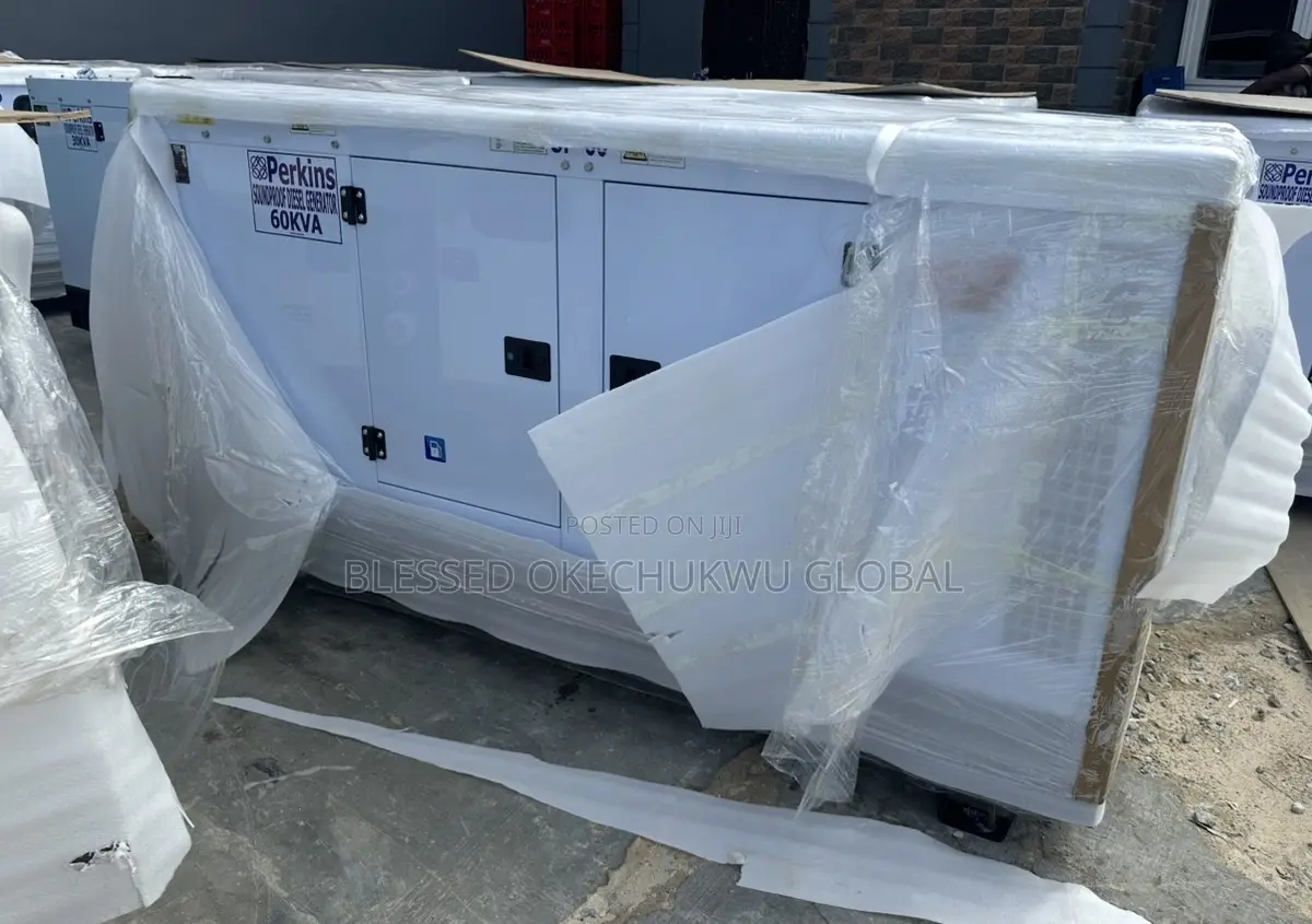 Whisper Silent Sp60kva Perkins Soundproof Generator With Warranty