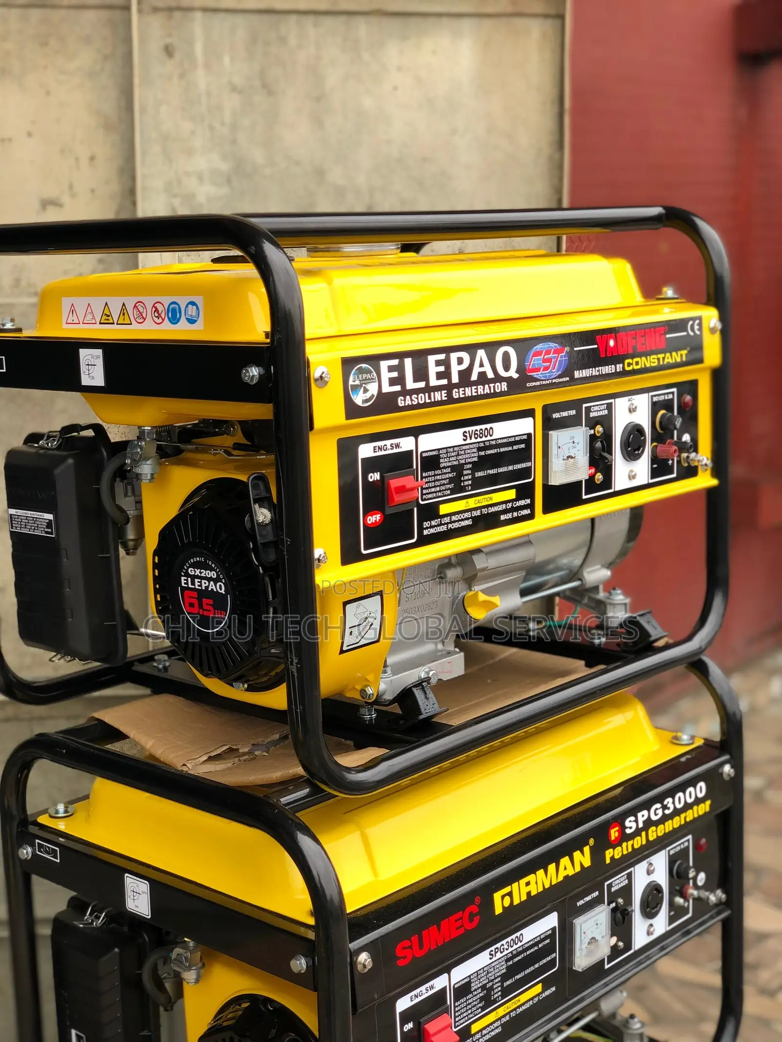 Elepaq Sv6800 Gasoline Generator