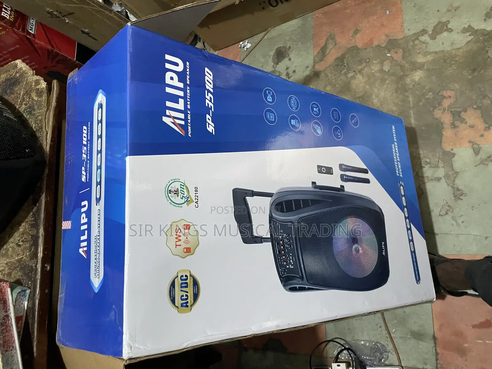 Ailipu Sp-35100 High-Power, Portable Public Address (Pa) System Mic