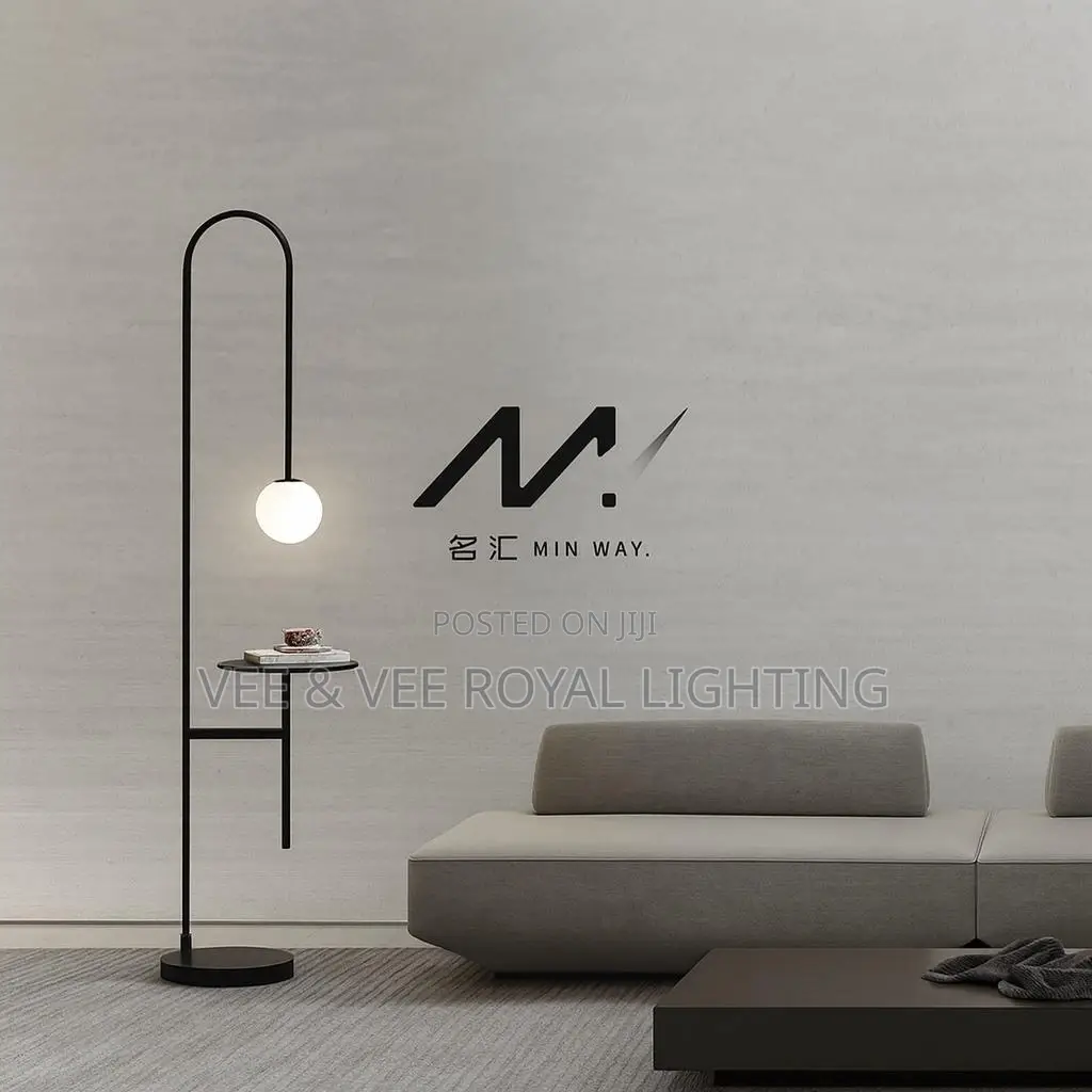 Luxury Led Lamp With Built-in Tea Table - For Sitting Room, Bedroom