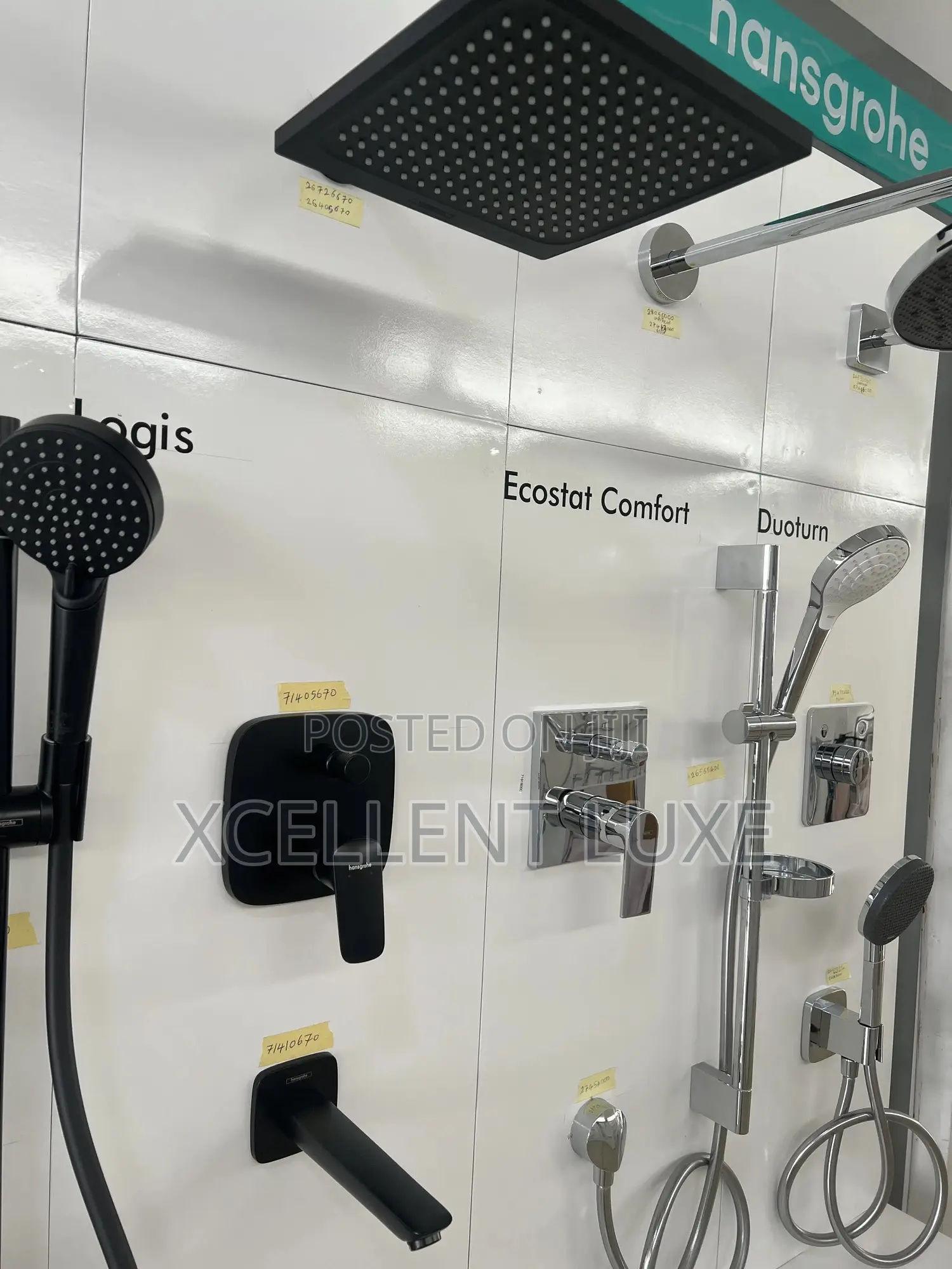 Hansgrohe 4ways Conduit Shower System Black(Germany)