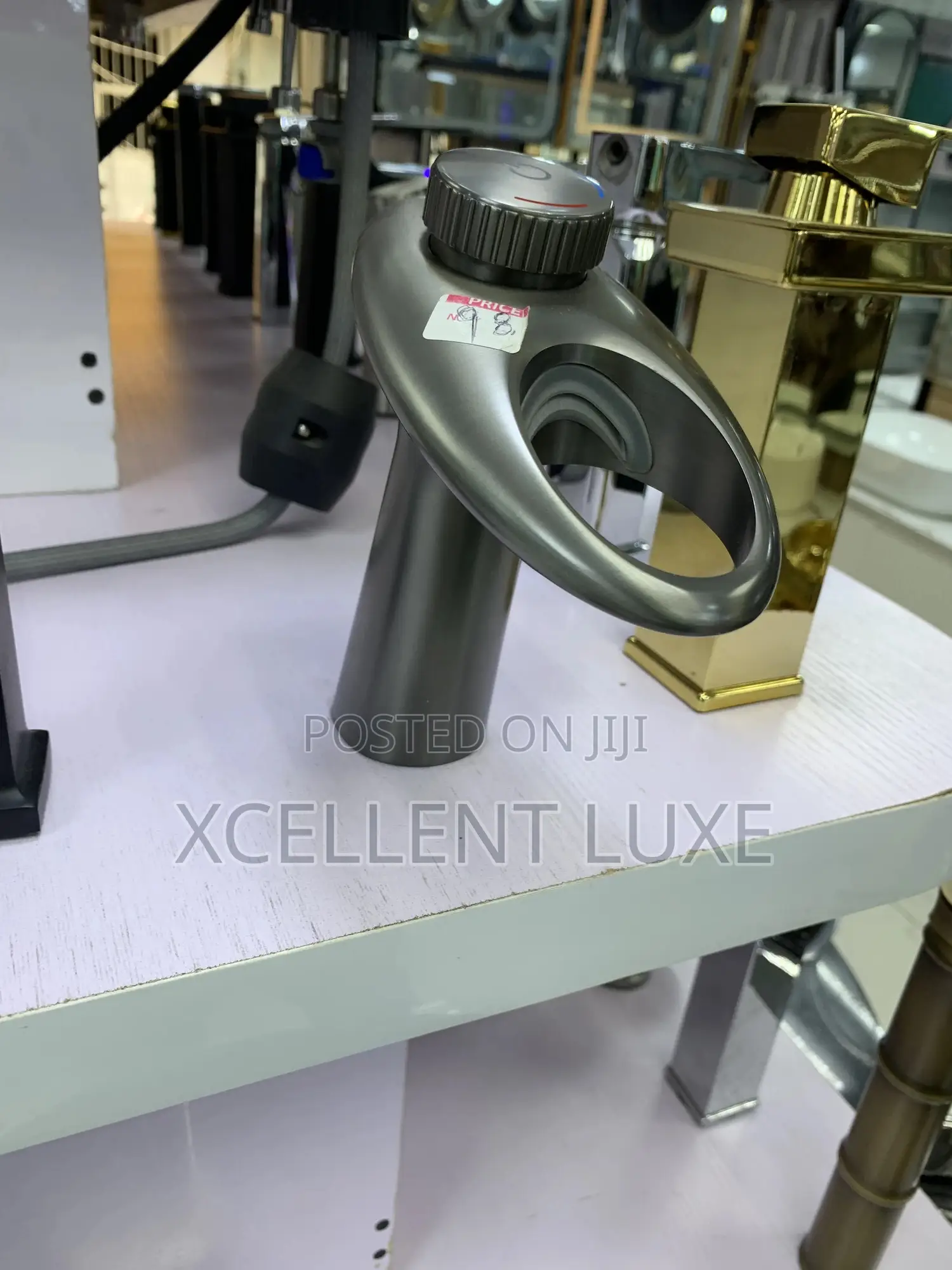 Luxury Basin Mixer Tap on Grey England Made