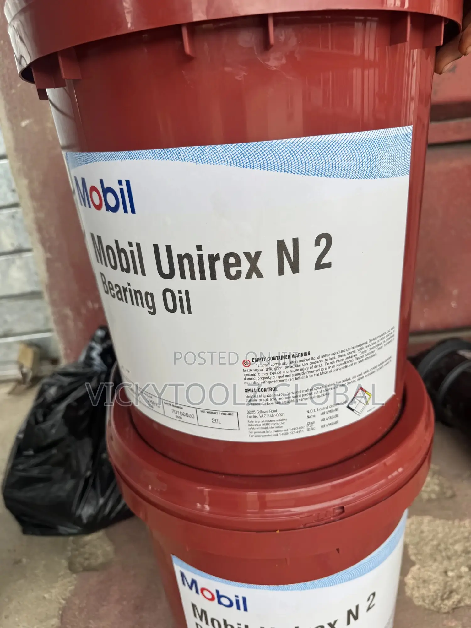 Mobil Unirex N 2 Bearing Oil 20l