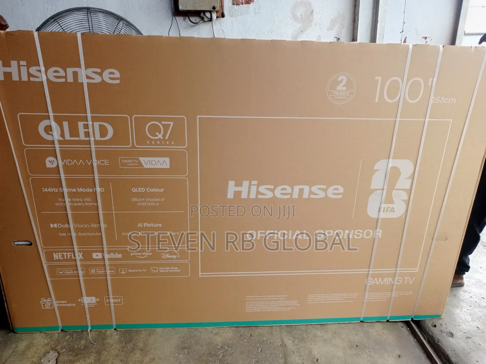 Hisense 100" Q7q Qled Smart Gaming Tv | 100q7q